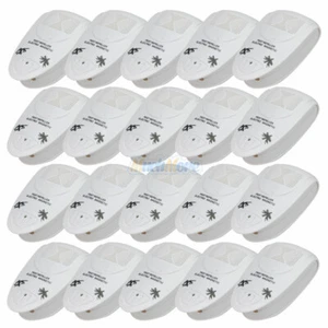 20x Pest Reject Plug-in Ultrasonic Repeller Home Spider Control Defender Roaches - Picture 1 of 12
