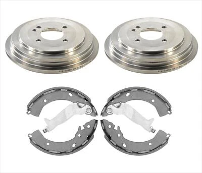 Rear Brake Drums Brake Shoes Fits For 2013-2019 Hyundai Accent SE 3pc Kit - Image 1 of 4