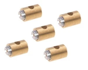 Schraubnippel 5 Stück Gaszug Bremszug Kupplungszug Bowdenzug Universal Nippel - Bild 1 von 1