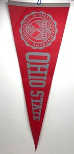 Pennant vintage in feltro OHIO STATE UNIVERSITY misura intera - Foto 1 di 9