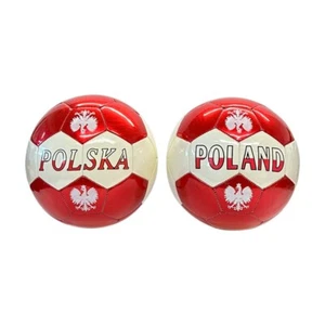 Polen Polska Flagge Fußball / Poland Flag Soccer Ball - Bild 1 von 3