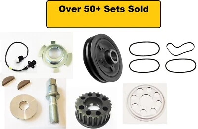 Engine Crankshaft Pulley,Sensor & Belts Kit For Mitsubishi L200 K74 2.5TD 2001+ - Image 1 of 2