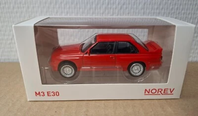 BMW M3 E30 rosso 1/43 Norev nuova scatola originale - Immagine 1 di 3