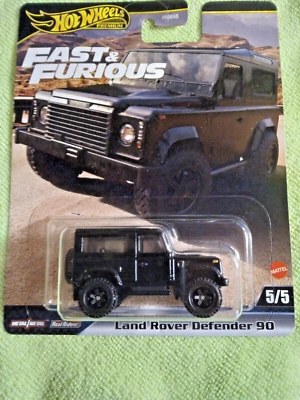 Mattel 2023 Hot Wheels Premium "Fast&Furious" Real Riders Land Rover Defender 90 - Image 1 of 4