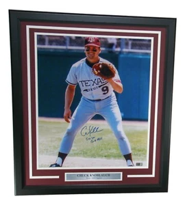 Chuck Knoblauch Autographed 16x20 Photo Framed Texas A&M Aggies TRISTAR - Picture 1 of 5