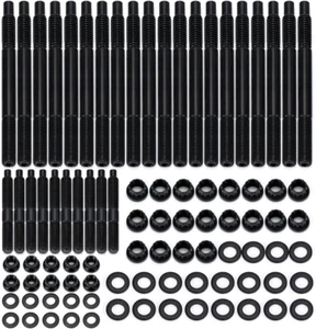 Cylinder Gasket Head Stud Bolts Nuts Kit Compatible with 04-19 Chevy L12-Point - Picture 1 of 6