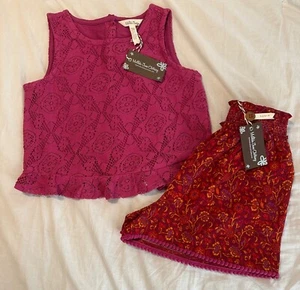 NWT Matilda Jane Shorts & Top Enchanted Garden Size 10 - Picture 1 of 5