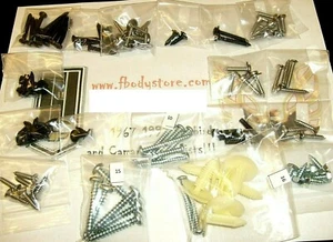 1979-81 CAMARO & Z28 INTERIOR INSTALLATION SCREW CLIP & FASTENER KIT - HARD TOP - Bild 1 von 1
