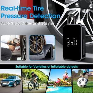 Car Tyre Inflator Cordless USB Digital Rechargeable Compressor Pump Air New N7I5