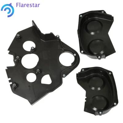 Cubierta de correa de distribución inferior superior del motor para Kia Sorento 2003-2006 3 piezas 635-137 Foto 1 de 4