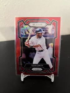 2024 Panini Prizm - Ruby Wave Prizm #135 Ozzie Smith St. Louis Cardinals - Picture 1 of 2