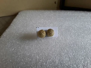 Pendientes de tachuelas de bola redonda plata esterlina ¡NUEVOS SIN USAR!!! 7mm. 5-7 - Imagen 1 de 2
