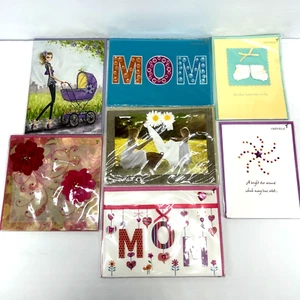 Lot of 7 Papyrus Mother's Day Cards, for Mom, Mommy to be, New Mom 3d NEW - Picture 1 of 16