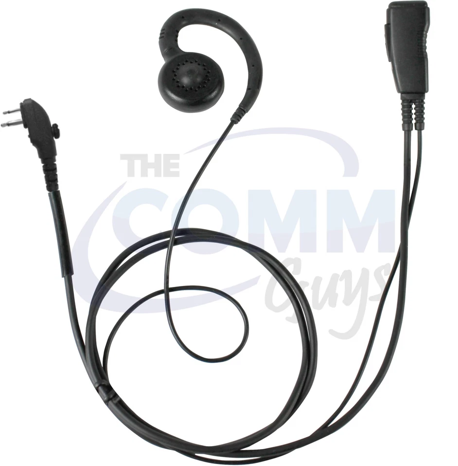Pryme Pro-Grade Earhook Earpiece for HYT TC508 TC580 PD502 TC610 2-Pin Radio - Image 1 of 1