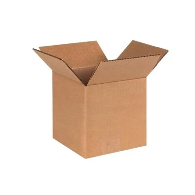 6x6x6 kraft paper transport box, cardboard transport box for mailing and storage - Image 1 of 4