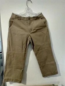Girls pants Gap sz 4 color kaki 29" waist ,23" seam - Picture 1 of 6