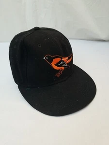Authentic Diamond Orioles 6 3/4 Black Wool Baseball Cap Hat - Picture 1 of 10