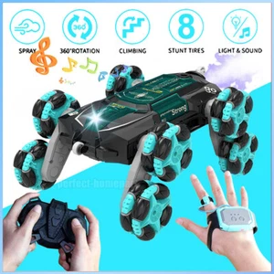 8WD Gesture Sensing Stunt RC Cars Toys Gift for Age 8-13 Remote Control Off Road - Picture 1 of 11