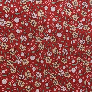 Floral Fabric By Country Florals For Concord House Yellow White Green Red BTHY - Picture 1 of 10
