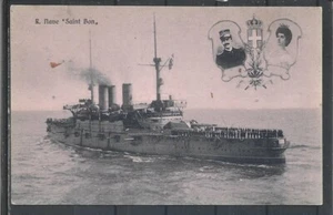 1914 ITALIAN NAVY R. SHIP SAINT BON - Picture 1 of 2