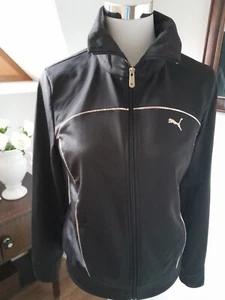 puma trainingsjacke Damen Schwarz Taschen Reissverschluss 38 TOP!!! - Bild 1 von 11