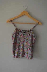 Zadig & Voltaire Women's Tank Top Camisole Cami Small Skull+Flowers Print - Picture 1 of 11
