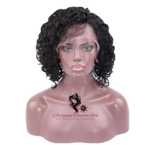 Short Curly Brazilian Virgin Lace Front Wigs Human Hair. - Picture 1 of 2