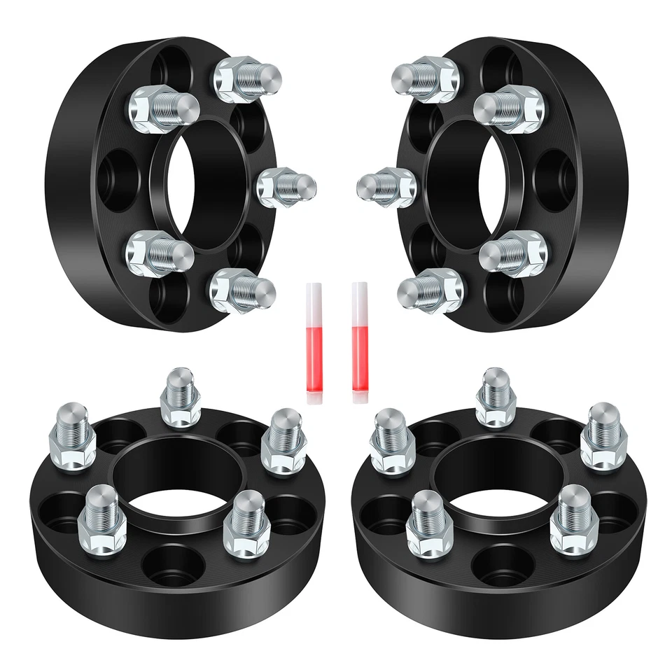 4 Pcs 1.25"  Hub Centric Wheel Spacers 5x4.5 5x114.3 Fits Ford Mustang 1994-2014 - Image 1 of 4