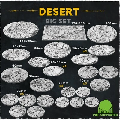 ZABAVKA WORKSHOP Desert Scenic bases. Wargames, roleplaying, miniatures, diorama