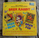 LP Slipcase Story Boards Brer Rabbit (1970 Lacks LP) Disney Tar Baby South Song