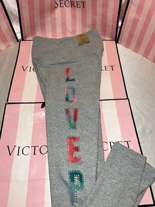 Victorias Secret PINK Leggings Bling Logo High Waist Small - Picture 1 of 3