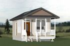 14x28 Tiny House -- 391 sq ft -- PDF FloorPlan -- Model 4B