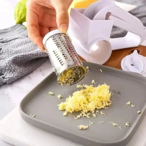 Hand-Cranked Olive Garden Rotary Parmesan Cheese Grater Stainless Steel Drum - Picture 1 of 14
