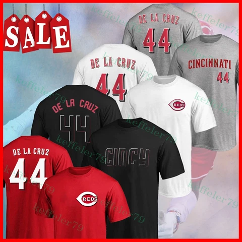 HOT!!! NEW Elly De La Cruz Cincinnati Reds 2023 Player Name & Number T Shirt Cover