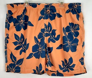 Tommy Bahama Relax Traje de Baño Bañador Para Hombres 2XL Naranja Azul Floral Nylon Elástico XXL - Imagen 1 de 8