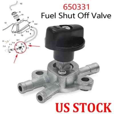Válvula de cierre de combustible para E-Ton #650331 Sierra 90 impulsos 90 Viper 50M Viper 70 90 Foto 1 de 4
