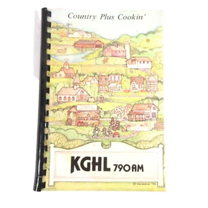 Vintage Country Plus Cookin' Cookbook Recipe Collection KGHL 790 Montana - Picture 1 of 5