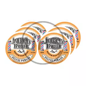 American Barber Deluxe Pomade | 6x100 ml | AUS SELLER - Picture 1 of 1