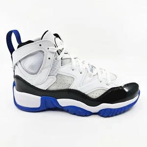 Jordan Jumpman Two Trey (GS) White Game Royal Black Kids Athletic Sneaker - Picture 1 of 6