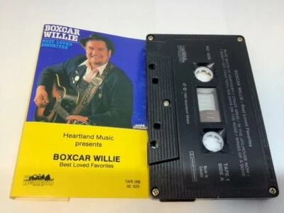 BOXCAR WILLIE Cassette BEST LOVE FAVORITES TAPE 1 1988 Heartland Music HC-1070 - Image 1 of 4