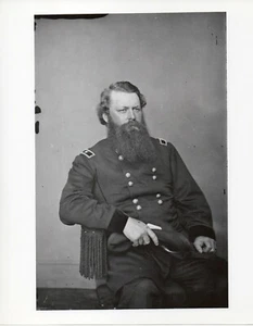 General John Pope the Union General at 2nd Manassas - 8x10 Black & White - Picture 1 of 1