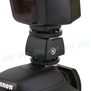 JJC hot shoe adapter for portable Studio flash PC female outlets 3.5mm mini - Picture 1 of 5