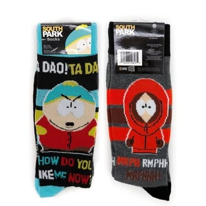 Calcetines South Park Crew para hombre mujer Cartman Kenny divertido regalo 2 pares - Imagen 1 de 7