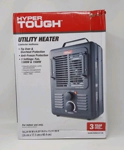Hyper Tough 1500w Utility Space Heater -open box - Read Description  - Picture 1 of 16