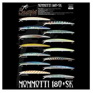 Leurre Spinning Mommotti 180 SK Seaspin Appât Long Jerk Leurre barracuda Serre - Bild 1 von 16
