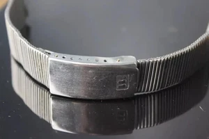 Vintage Sowjetische Armbanduhr Armband 18mm Band Strap Edelstahl UdSSR - Bild 1 von 7