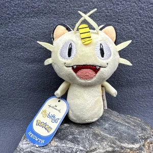 Juguete de peluche Hallmark Itty Bittys MEOWTH Pokémon Nintendo 4" con etiquetas - Imagen 1 de 9