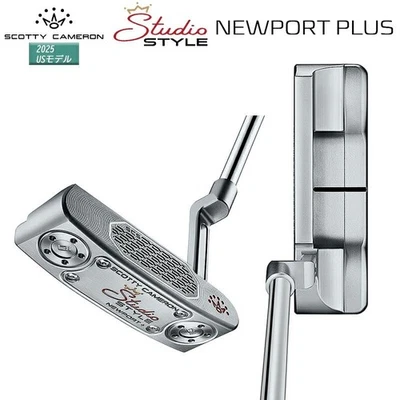 NEU Scotty Cameron Studio STYLE NEWPORT PLUS 2025 US Modell Putter 34 in HC RH - Bild 1 von 4