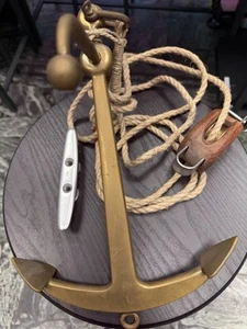 Messing Anker Vintage Gold Metall - Bild 1 von 3