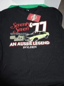 Holden Torana SL/R 5000 T Shirt Men's L/G Black Aussie Legend V8 1977 Muscle Car - Picture 1 of 4